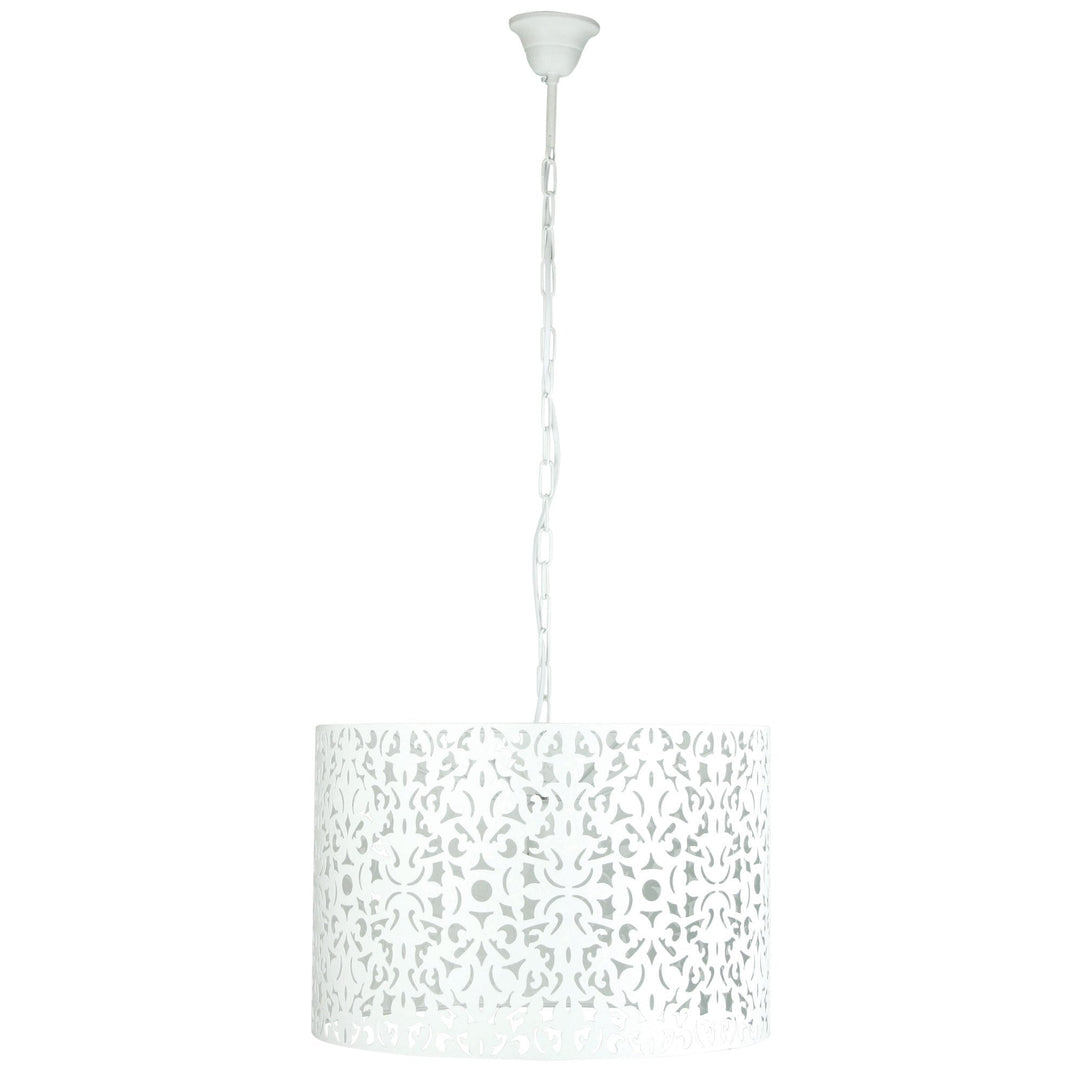 Oriel VICKY - 1 Light Laser Cut Pendant-Oriel Lighting-Ozlighting.com.au