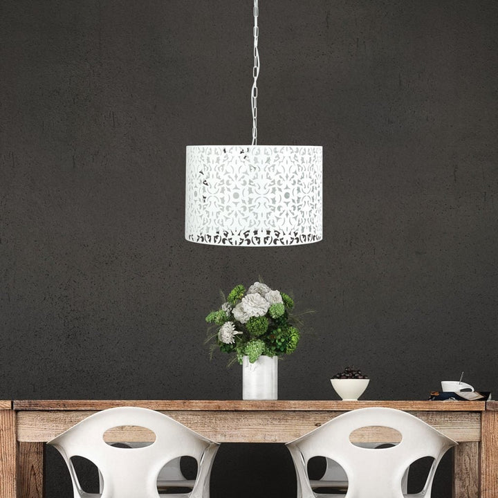 Oriel VICKY - 1 Light Laser Cut Pendant-Oriel Lighting-Ozlighting.com.au