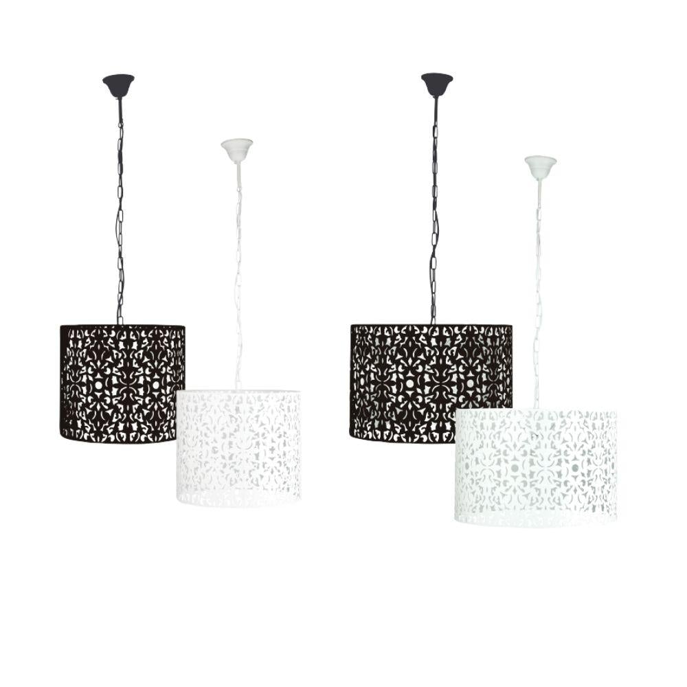 Oriel VICKY - 1 Light Laser Cut Pendant-Oriel Lighting-Ozlighting.com.au