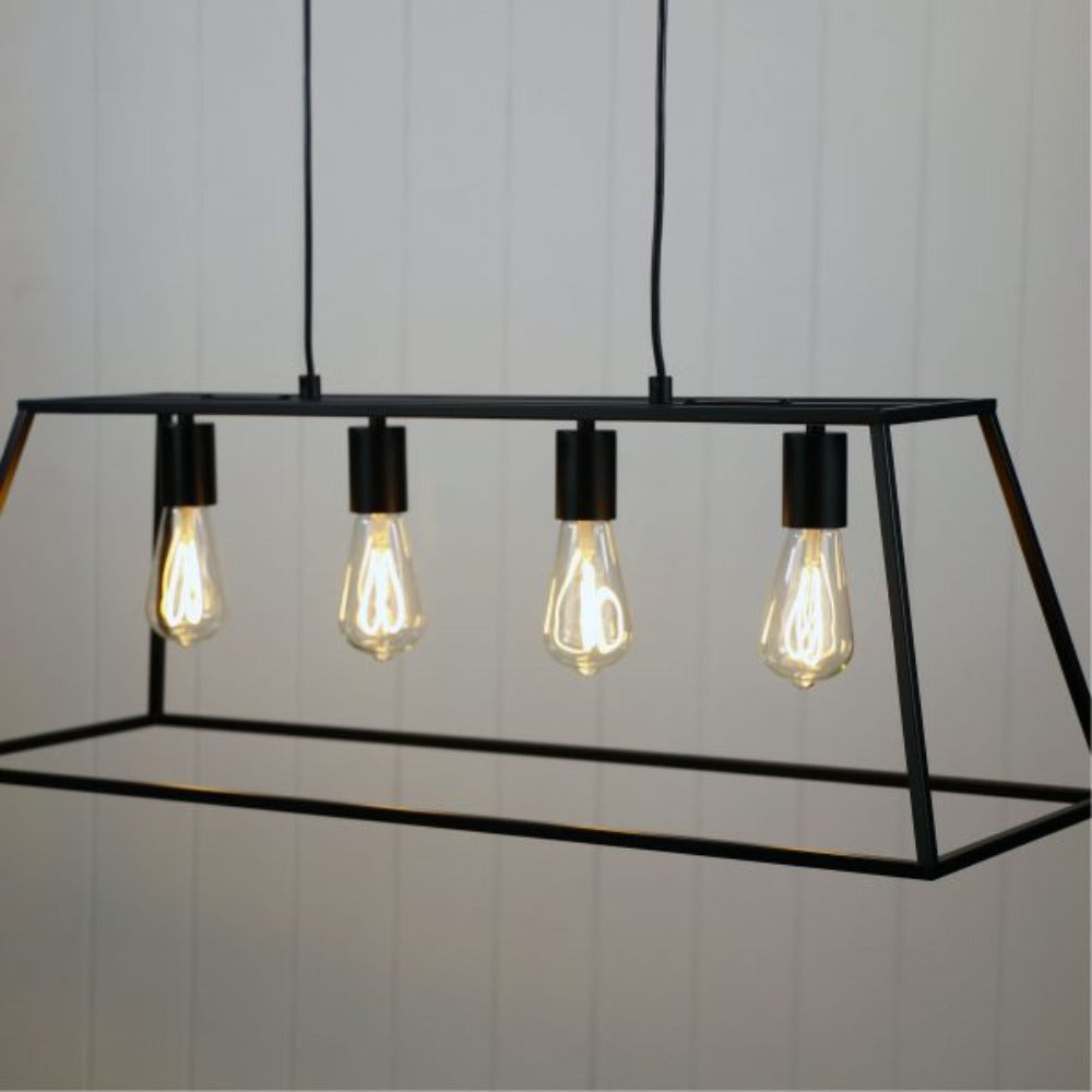 Oriel WAINSCOTT - 4 Light Hamptons Style Classic Pendant IP20-Oriel Lighting-Ozlighting.com.au