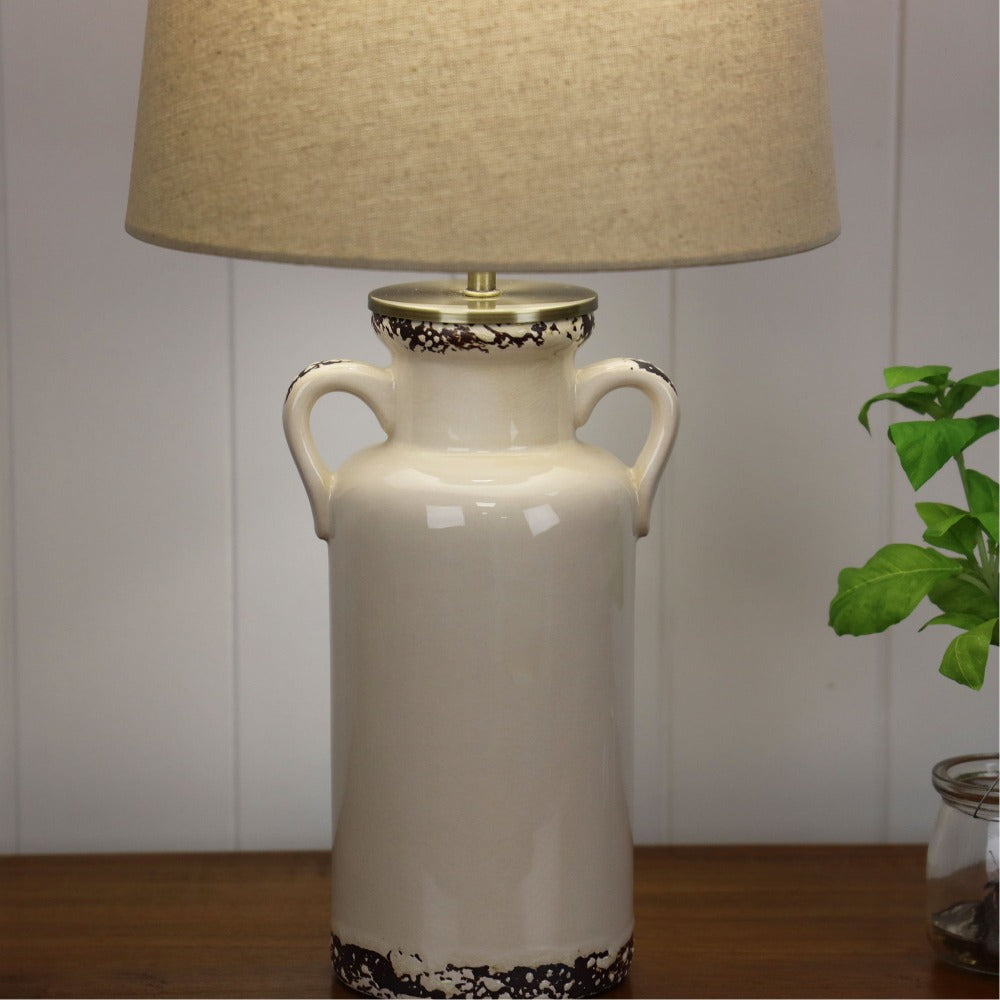 Oriel WHITBY - Ceramic Table Lamp-Oriel Lighting-Ozlighting.com.au