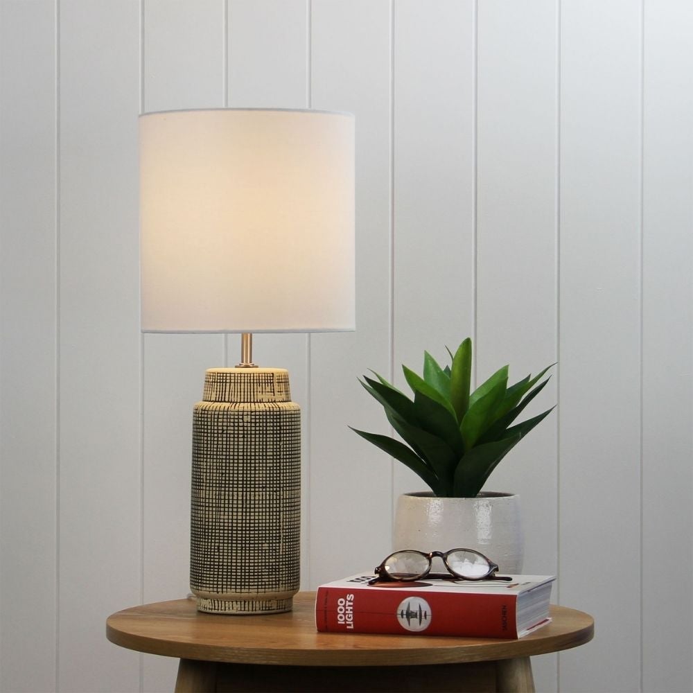 Oriel ZAMORA - Ceramic Table Lamp-Oriel Lighting-Ozlighting.com.au