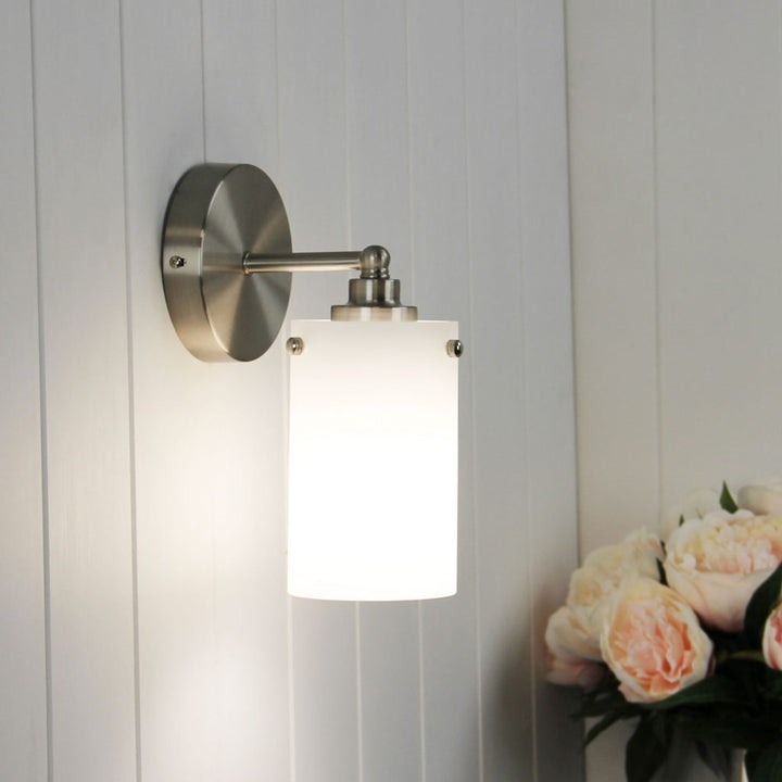 Oriel ZEST - 1 Light Retro Glass Interior Wall Light-Oriel Lighting-Ozlighting.com.au