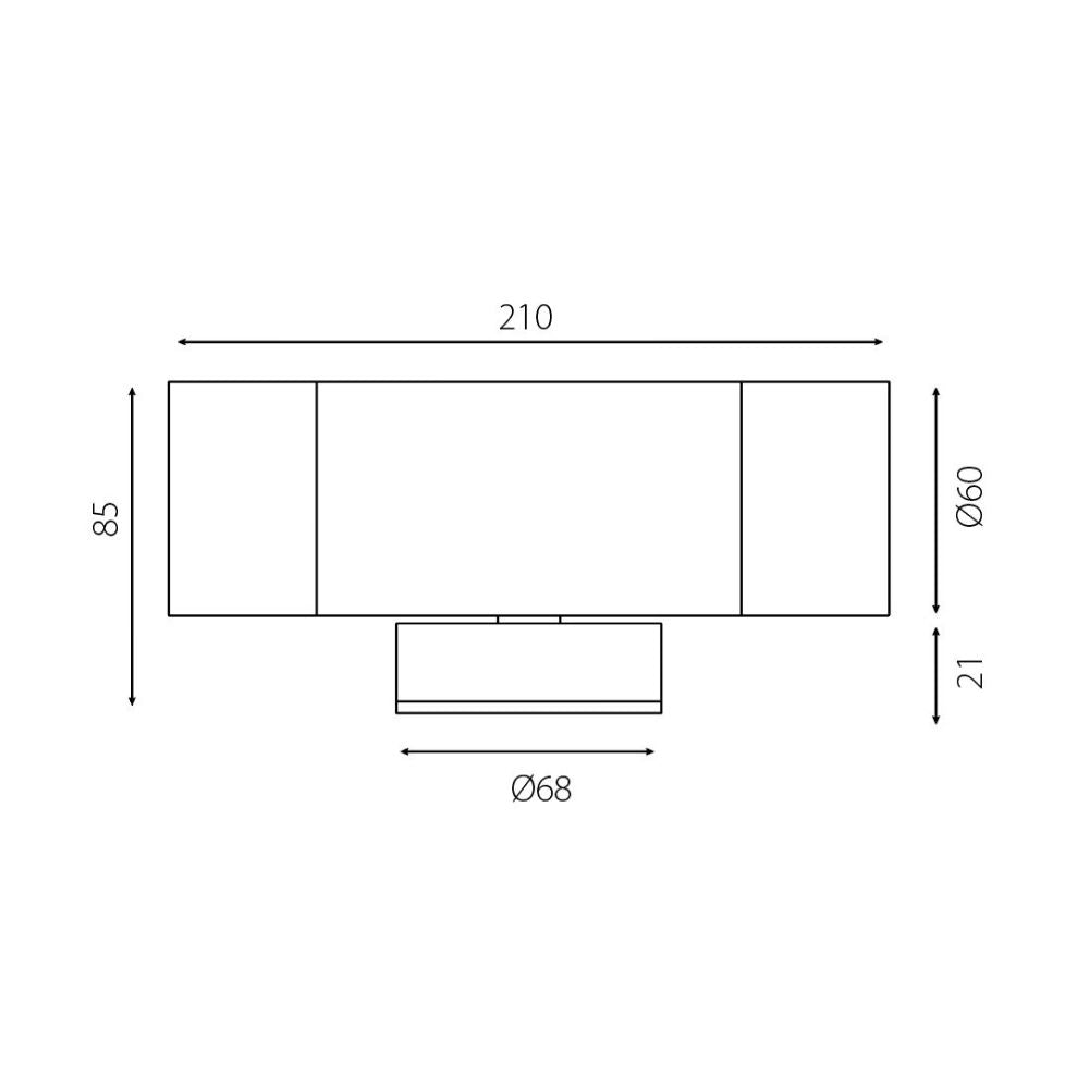 SCI SALT WATER - 2x6W LED Exterior Up/Down Wall Light With Globe IP65 Copper - 3000K-SCI-Ozlighting.com.au