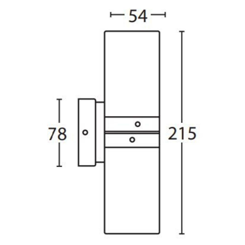 Seaside Lighting BONDI - 2xMR16 12V DC Exterior Up/Down Wall Light IP54 Copper - DRIVER REQUIRED-Seaside Lighting-Ozlighting.com.au