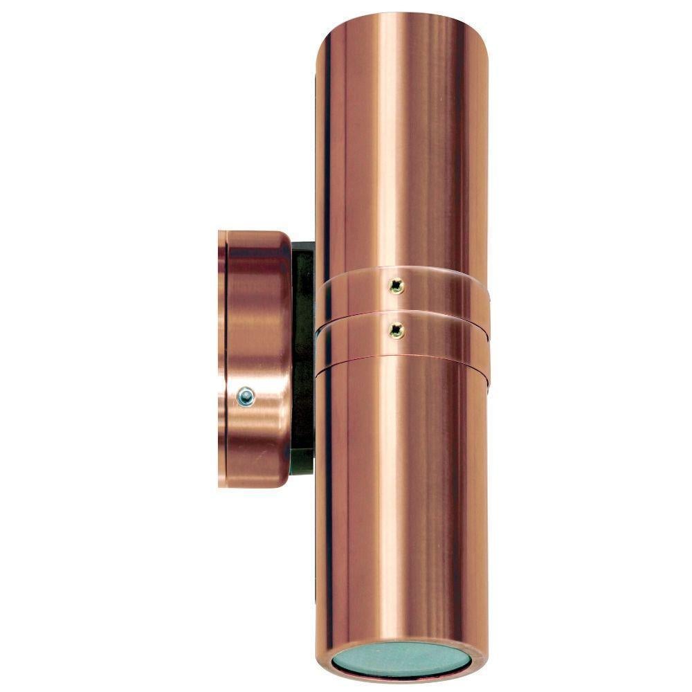 Seaside Lighting BONDI - 2xMR16 12V DC Exterior Up/Down Wall Light IP54 Copper - DRIVER REQUIRED-Seaside Lighting-Ozlighting.com.au