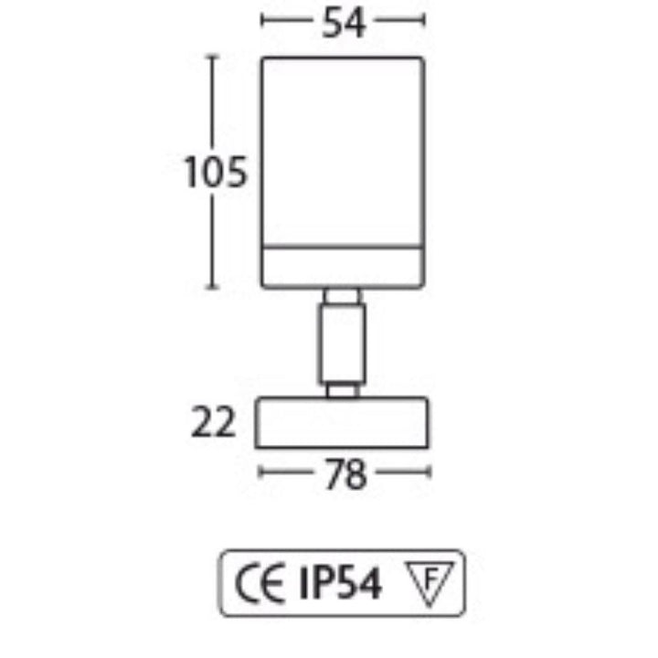 Seaside Lighting NEWPORT - Single Adjustable Exterior Spotlight IP54 Copper - 12V DRIVER REQUIRED-Seaside Lighting-Ozlighting.com.au