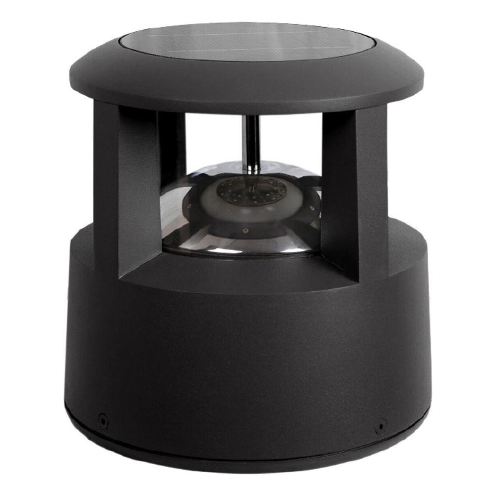 Seaside Lighting RAINBOW - 3.5W Solar Powered IP65 Mini LED Bollard Black - 3000K-Seaside Lighting-Ozlighting.com.au