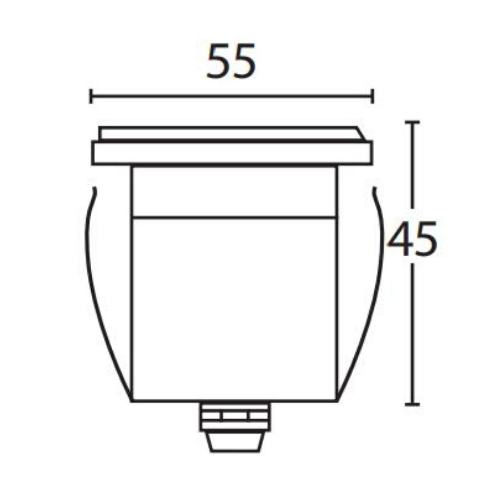 Seaside Lighting STOCKTON/CABLE - 3W LED Inground Light 12V IP67 3000K - DRIVER REQUIRED-Seaside Lighting-Ozlighting.com.au