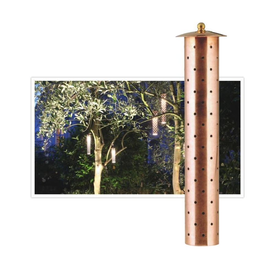 Seaside Lighting TAMARAMA - MR11 12V DC Exterior Tube Pendant Light Copper - DRIVER REQUIRED-Seaside Lighting-Ozlighting.com.au