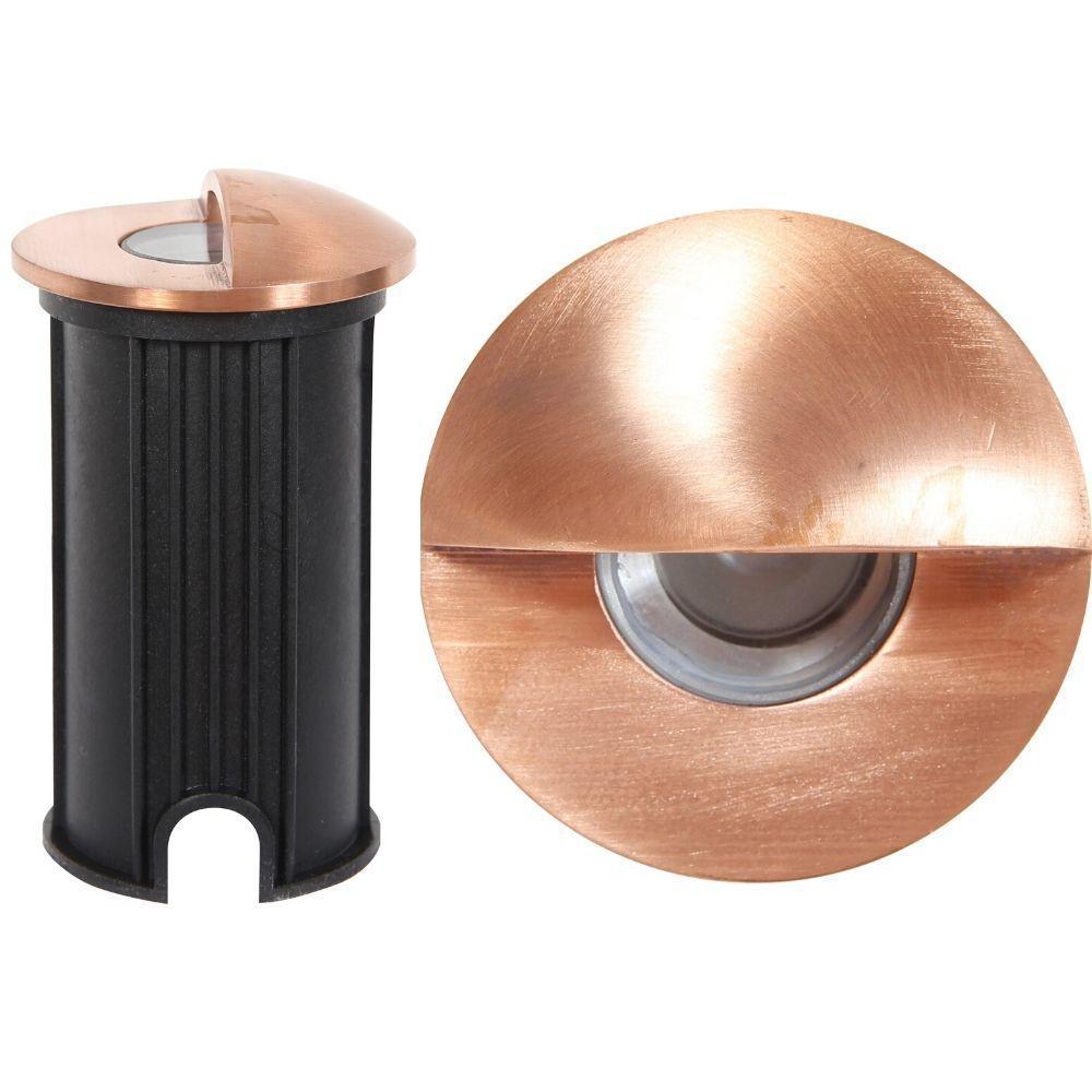 Seaside Lighting TORAKINA/NARRABEEN - Round 1W Recessed Eyelid LED Steplight 12V - 3000K-Seaside Lighting-Ozlighting.com.au