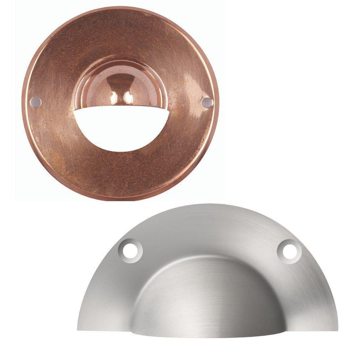 Seaside Lighting WANDA/CURL CURL - Round Recessed LED Steplight Optional Hood-Seaside Lighting-Ozlighting.com.au