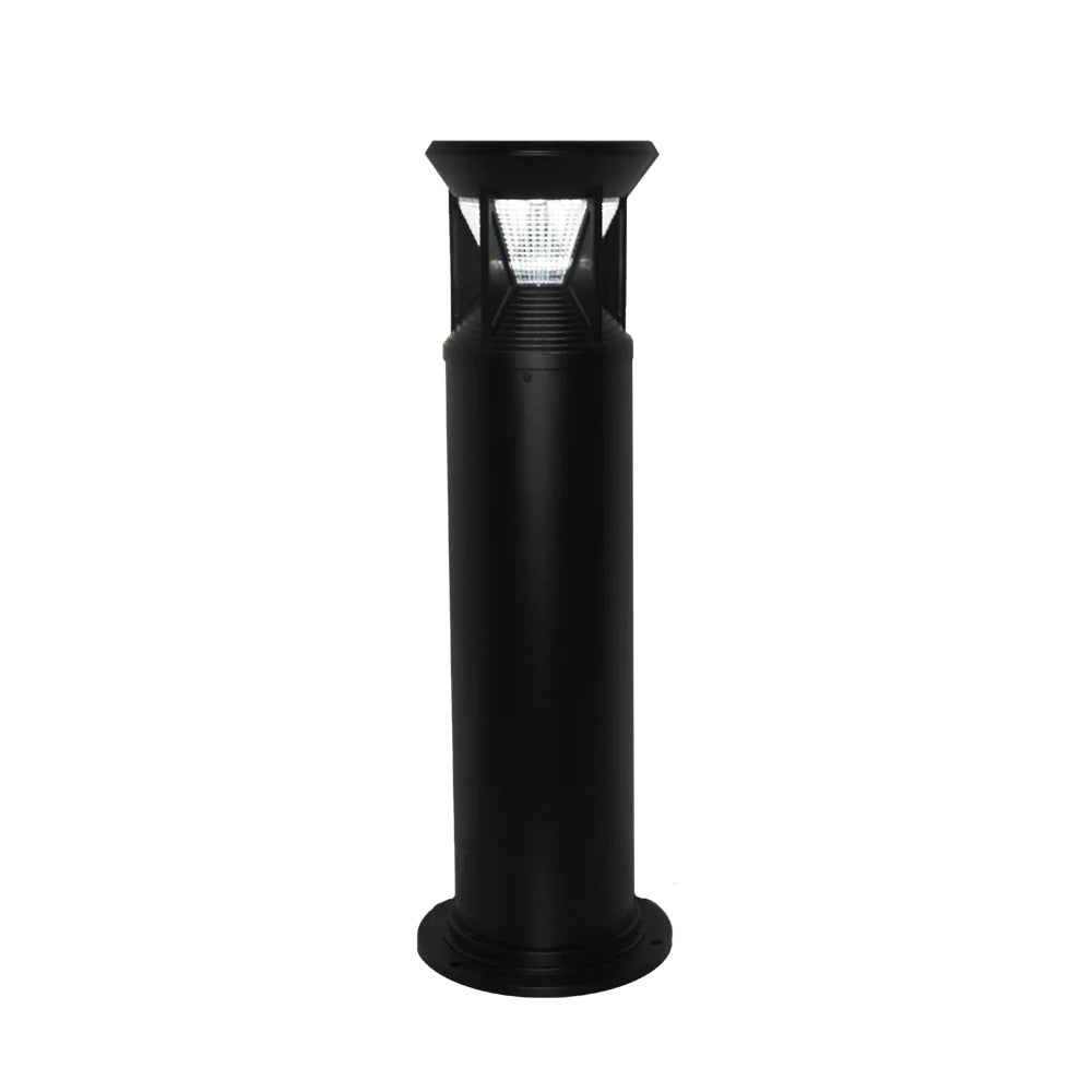 Solar Lighting Direct SLDBL0012-BLK - Solar Powered 2.5W LED Dual Colour IP65 Industrial Bollard Light-Solar Lighting Direct-Ozlighting.com.au