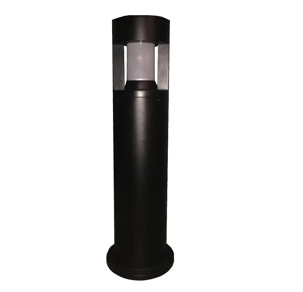 Solar Lighting Direct SLDBL0013-BLK - Solar Powered 2.5W LED Dual Colour IP65 Industrial Bollard Light-Solar Lighting Direct-Ozlighting.com.au