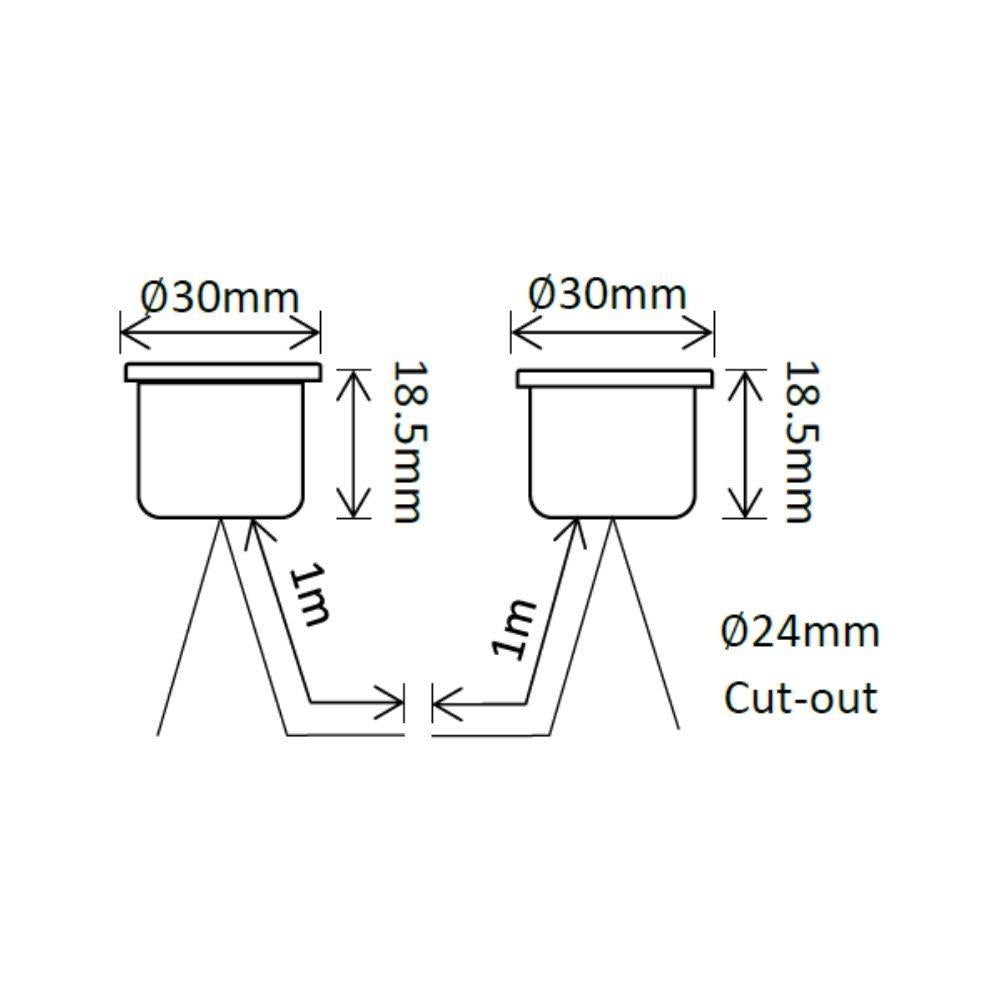 Solar Lighting Direct SLDDLK-10 - Solar Powered 10 Pack LED Deck Light IP65 Plug'n'Play DIY Kit 3000K-Solar Lighting Direct-Ozlighting.com.au