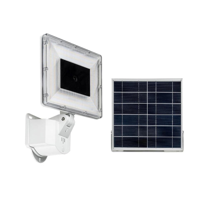 Solar Lighting Direct SLDFreD - Solar Powered 10W LED Exterior Flood Light With Sensor And IP Camera IP65 3000K-Solar Lighting Direct-Ozlighting.com.au