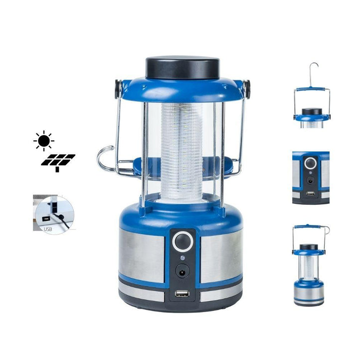 Solar Lighting Direct SLDL2279 - Solar Powered 3W Portable Multi-Purpose LED Lantern Lamp Camping Light With USB Output IP44 5000K-Solar Lighting Direct-Ozlighting.com.au