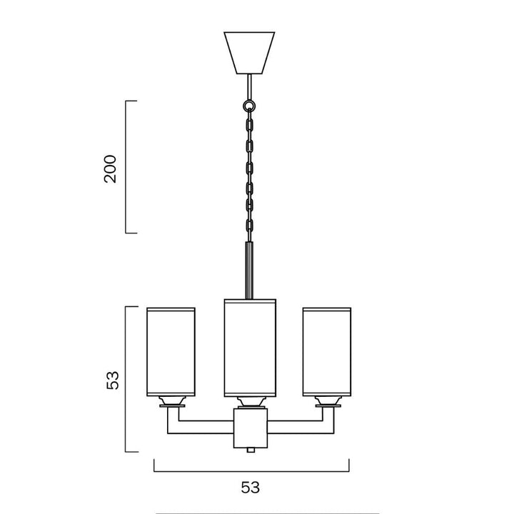 Telbix AHERN - 3 Light Pendant-Telbix-Ozlighting.com.au