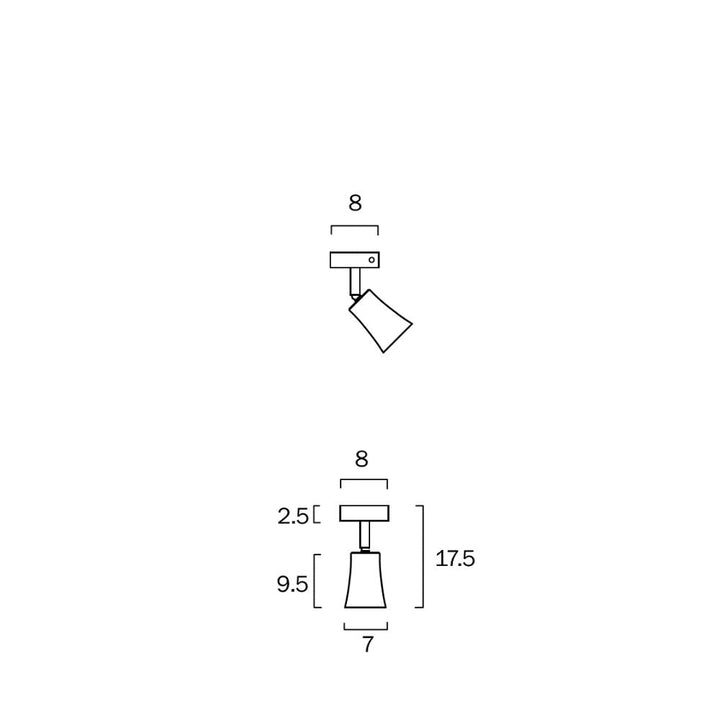 Telbix ALVEY - 1 Light Spot Ceiling-Telbix-Ozlighting.com.au