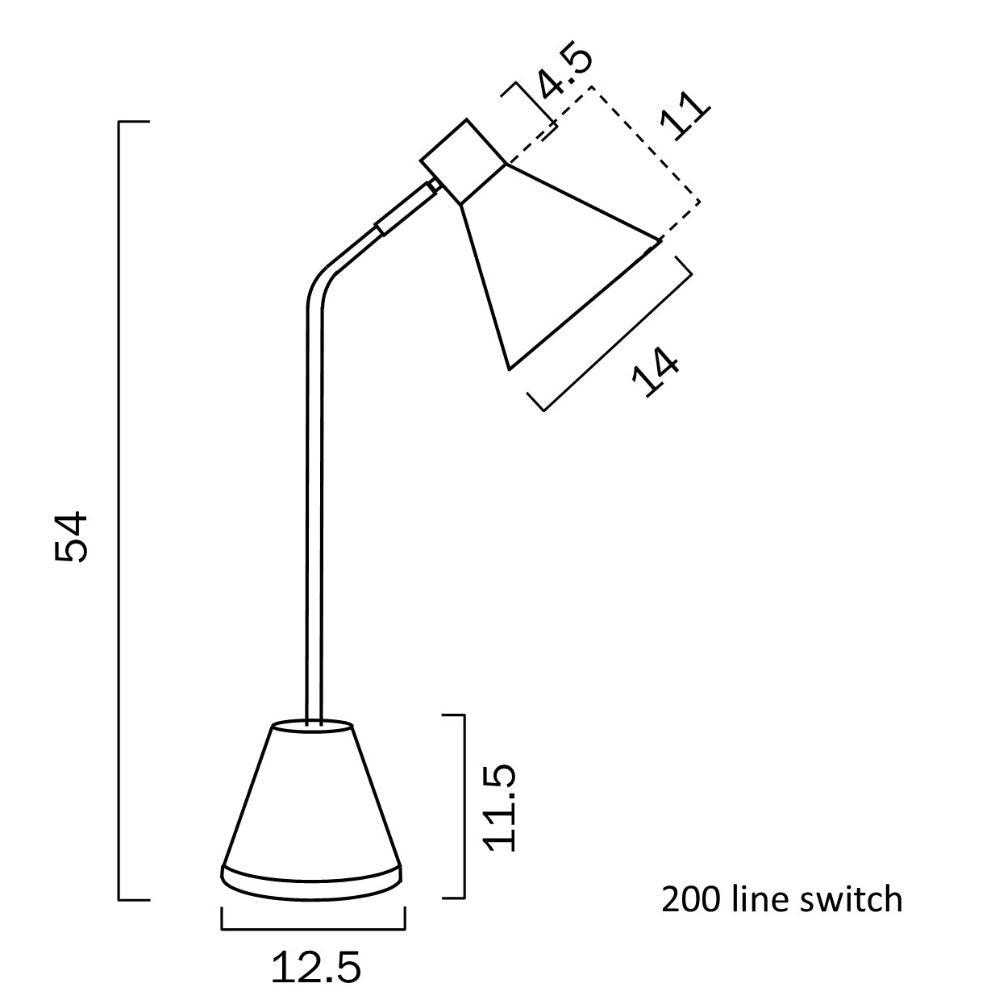 Telbix AMBIA - 25W Table Lamp-Telbix-Ozlighting.com.au