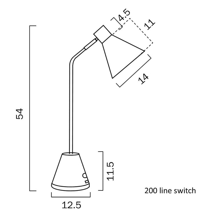 Telbix AMBIA - 25W Table Lamp with USB-Telbix-Ozlighting.com.au