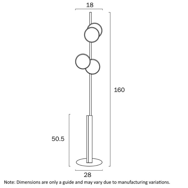 Telbix AMPARO - 12W Floor Lamp-Telbix-Ozlighting.com.au