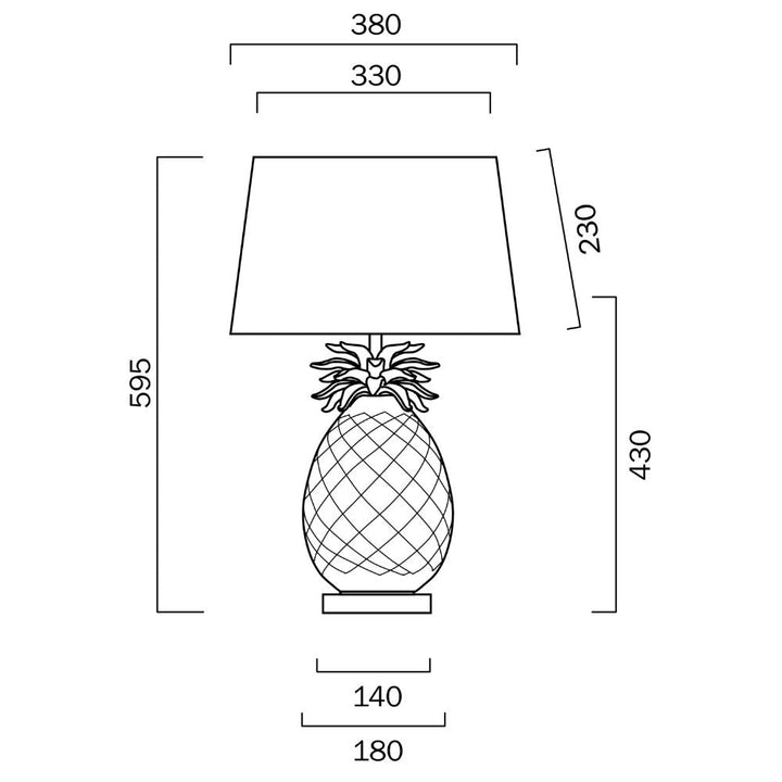 Telbix ANANAS - Table Lamp-Telbix-Ozlighting.com.au