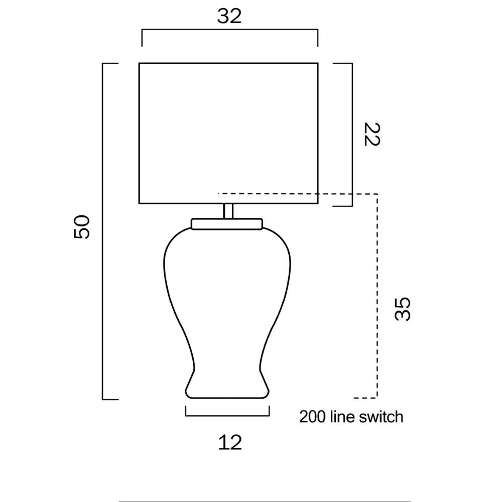 Telbix ASTA - 25W Table Lamp-Telbix-Ozlighting.com.au