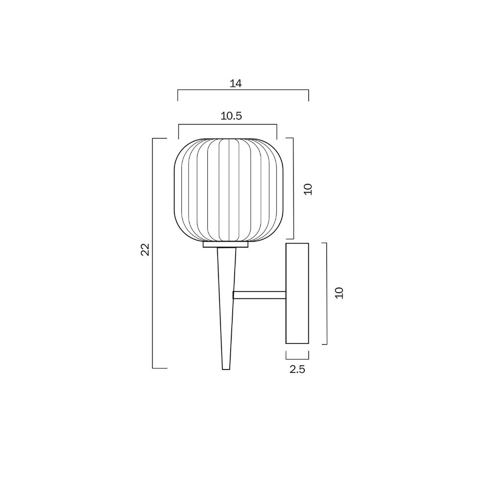 Telbix BOBO 1 - 3W Wall Light-Telbix-Ozlighting.com.au