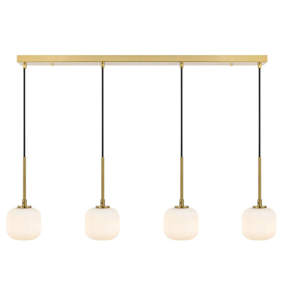 Telbix BOBO - 4 Light 12W LED Bar Pendant 3000K-Telbix-Ozlighting.com.au