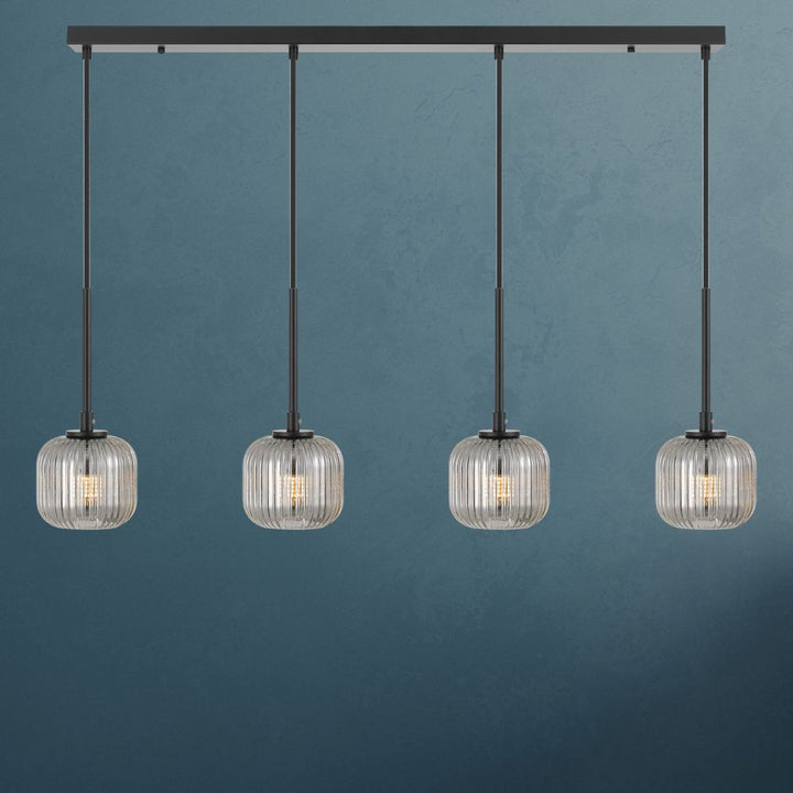 Telbix BOBO - 4 Light 12W LED Bar Pendant 3000K-Telbix-Ozlighting.com.au