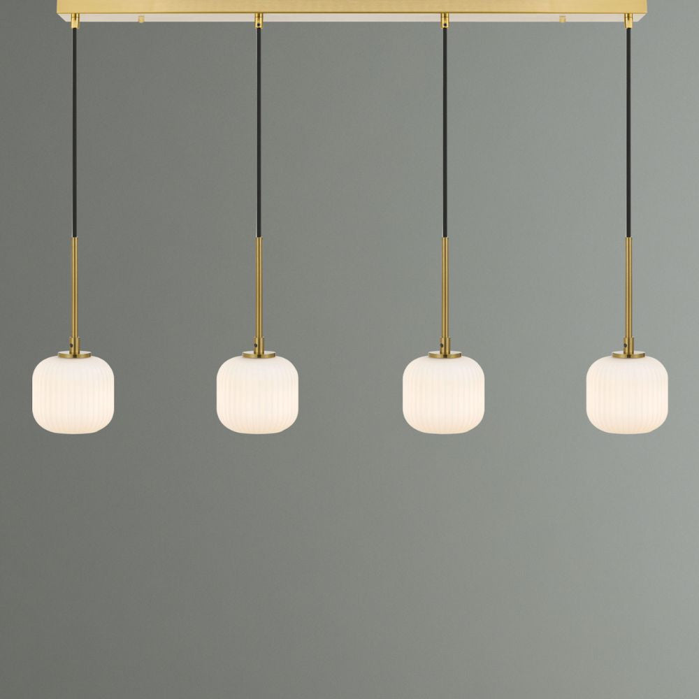 Telbix BOBO - 4 Light 12W LED Bar Pendant 3000K-Telbix-Ozlighting.com.au