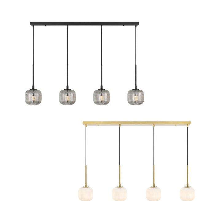 Telbix BOBO - 4 Light 12W LED Bar Pendant 3000K-Telbix-Ozlighting.com.au