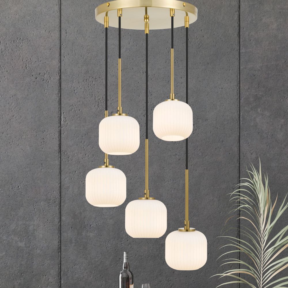 Telbix BOBO - 5 Light Pendant-Telbix-Ozlighting.com.au