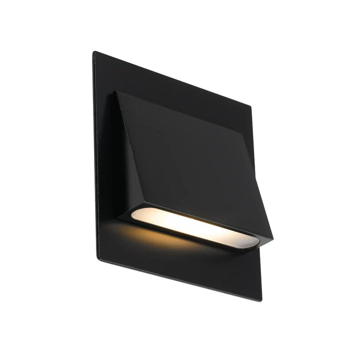 Telbix BREA - 3W LED Indoor Square Semi-Recessed Stair Steplight IP20-Telbix-Ozlighting.com.au