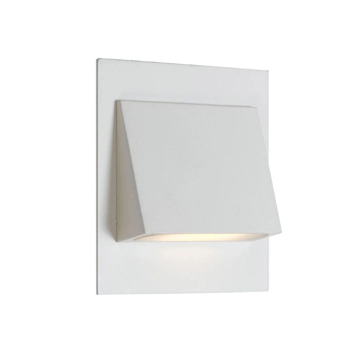 Telbix BREA - 3W LED Indoor Square Semi-Recessed Stair Steplight IP20-Telbix-Ozlighting.com.au