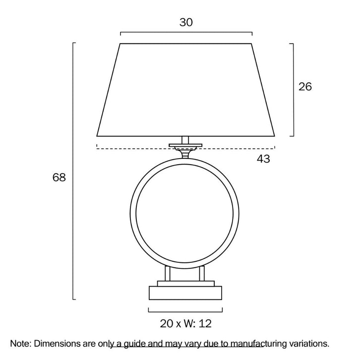 Telbix BRENA - 25W Table Lamp-Telbix-Ozlighting.com.au