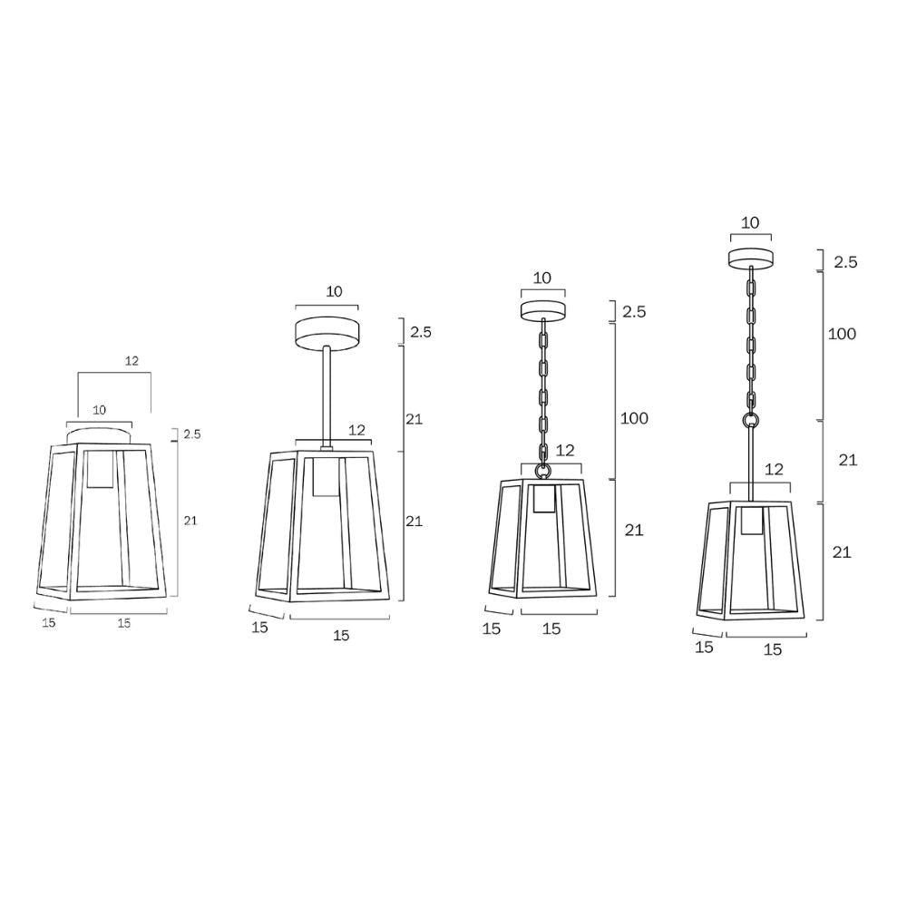 Telbix CANTENA 15 - 1 Light Pendant-Telbix-Ozlighting.com.au