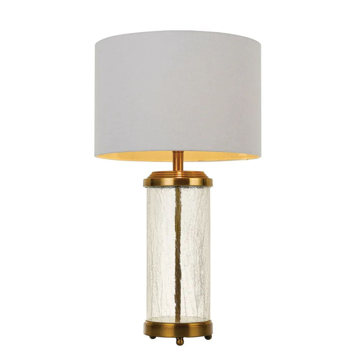 Telbix CHRIS - Textured Glass Table Lamp-Telbix-Ozlighting.com.au