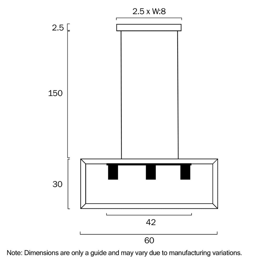 Telbix COLLINS - 3 Light Pendant-Telbix-Ozlighting.com.au