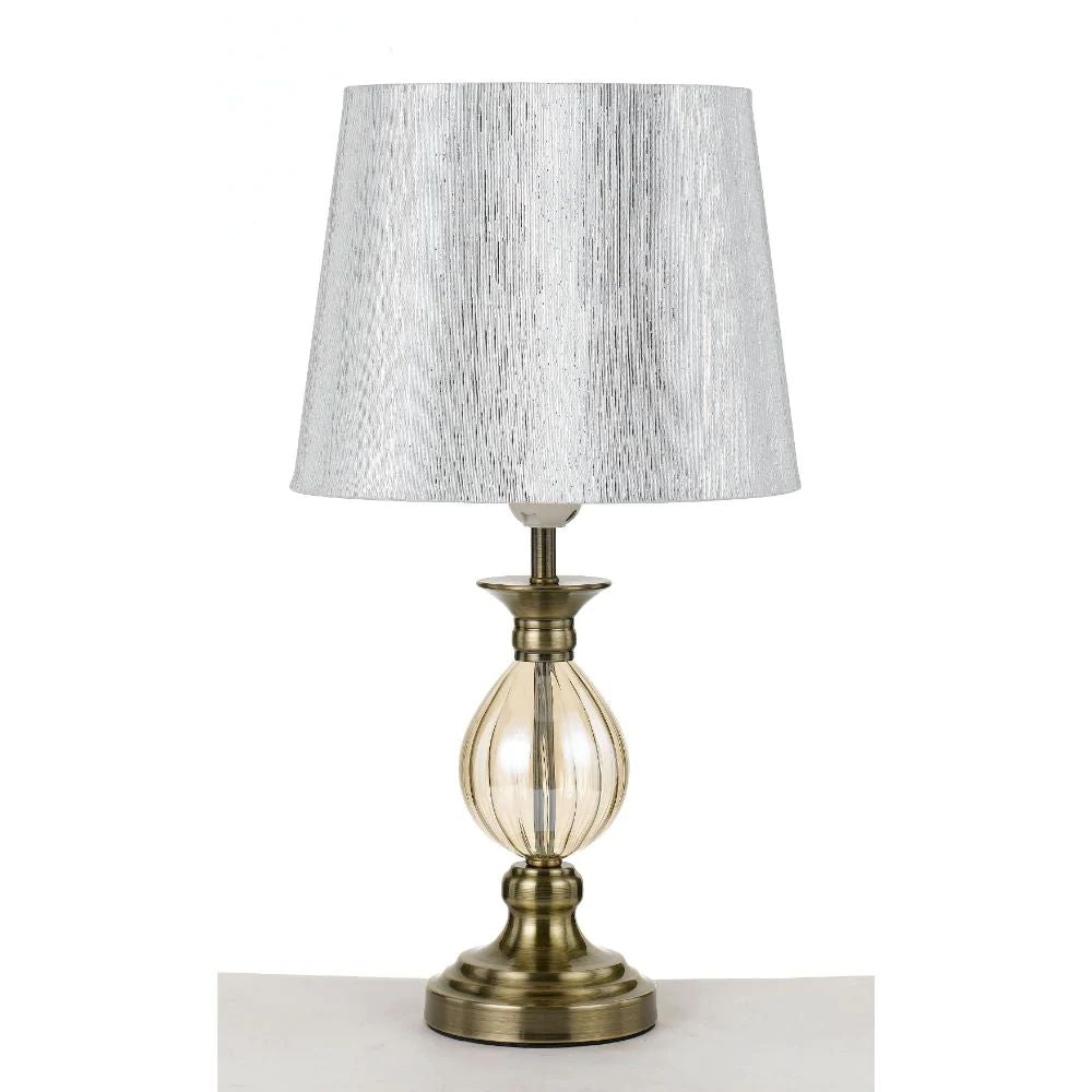 Telbix CREST - Metal And Glass Table Lamp-Telbix-Ozlighting.com.au