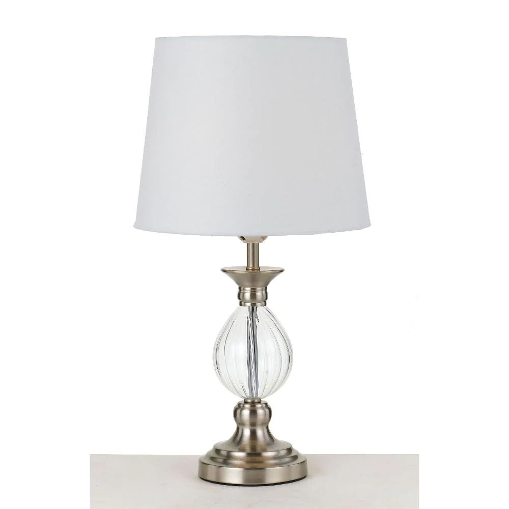 Telbix CREST - Metal And Glass Table Lamp-Telbix-Ozlighting.com.au