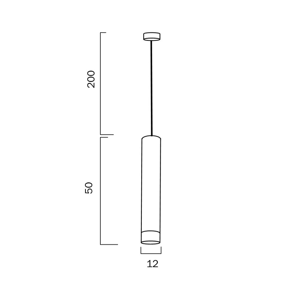 Telbix DAKOTA - 1 Light 5W LED Dimmable Pendant 3000K-Telbix-Ozlighting.com.au