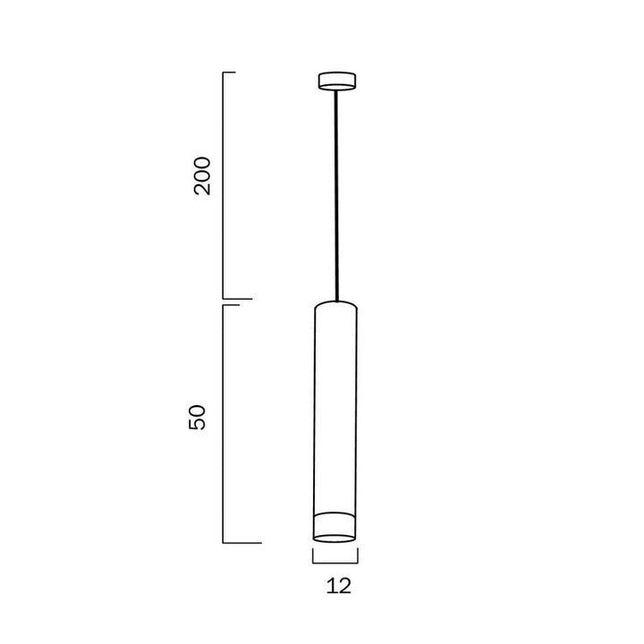 Telbix DAKOTA - 1 Light 5W LED Dimmable Pendant 3000K-Telbix-Ozlighting.com.au