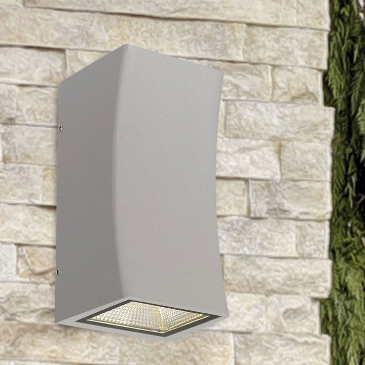 Telbix DASH - 14W LED Tri-Colour Modern Exterior Up/Down Wall Light IP44-Telbix-Ozlighting.com.au