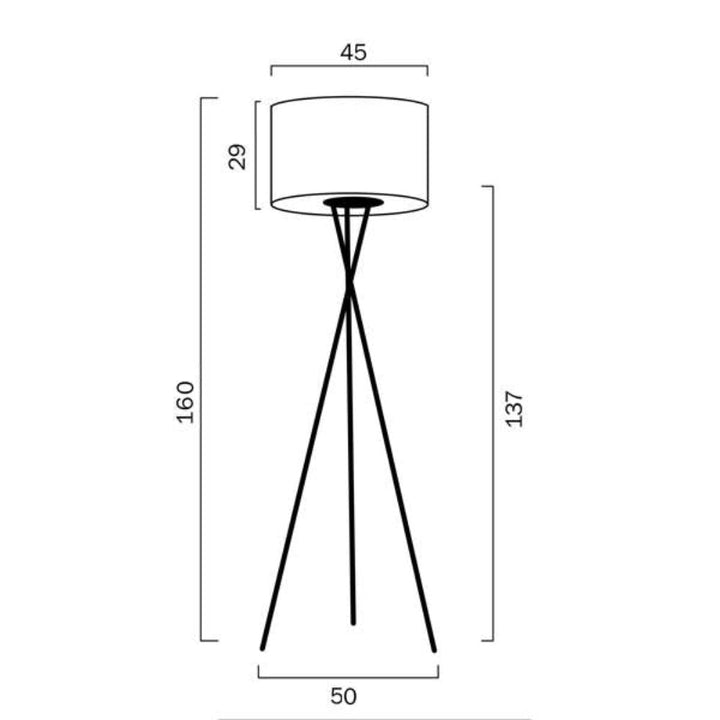 Telbix DENISE - 25W Floor Lamp-Telbix-Ozlighting.com.au