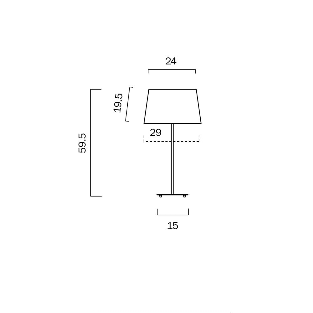 Telbix DEVON - 25W Table Lamp-Telbix-Ozlighting.com.au