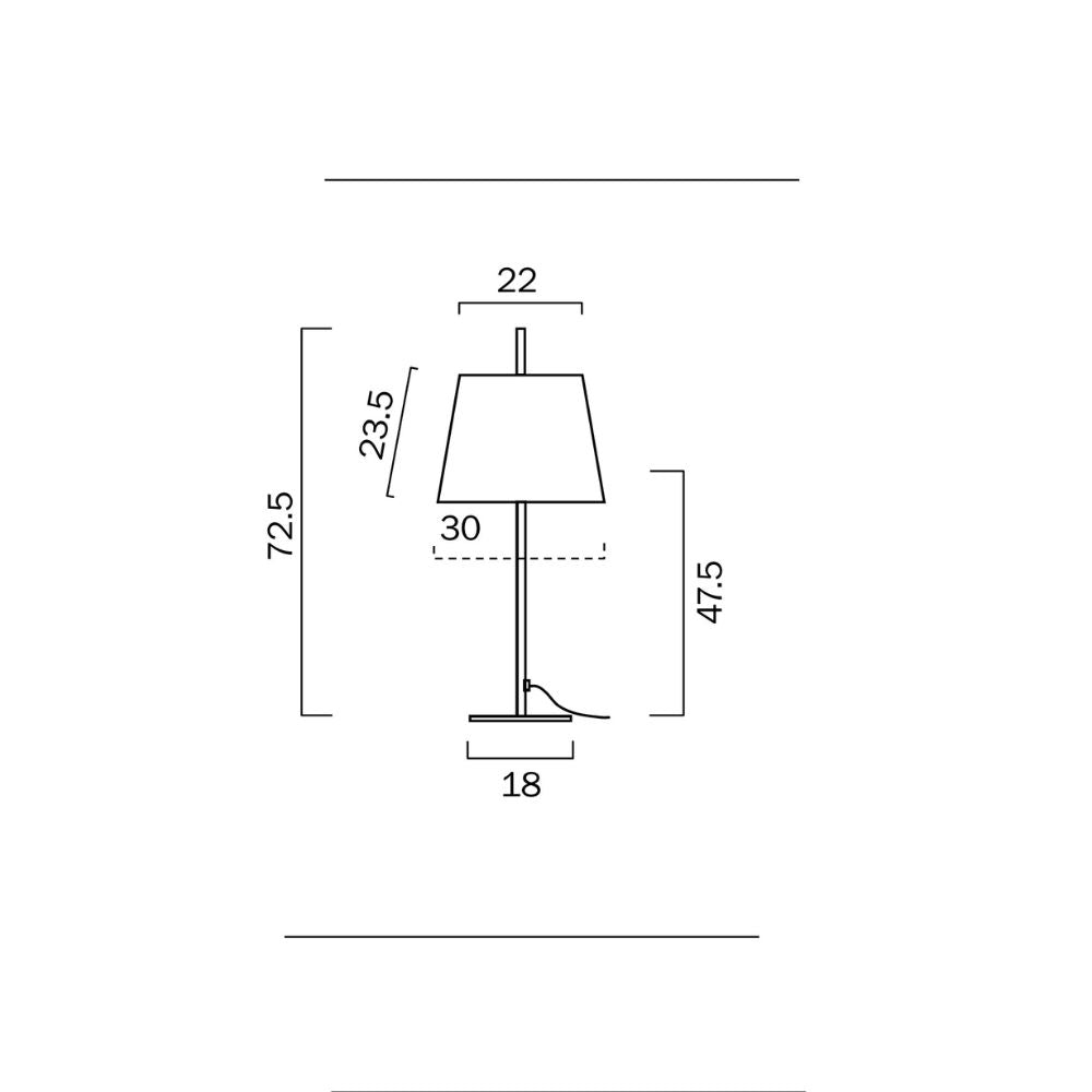 Telbix DIOR - Metal Table Lamp-Telbix-Ozlighting.com.au