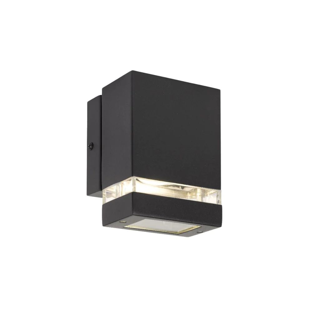 Telbix DIXON 1 - 6W LED GU10 Exterior Down Only Wall Light IP44 - 3000K-Telbix-Ozlighting.com.au