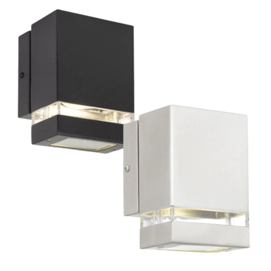 Telbix DIXON 1 - 6W LED GU10 Exterior Down Only Wall Light IP44 - 3000K-Telbix-Ozlighting.com.au